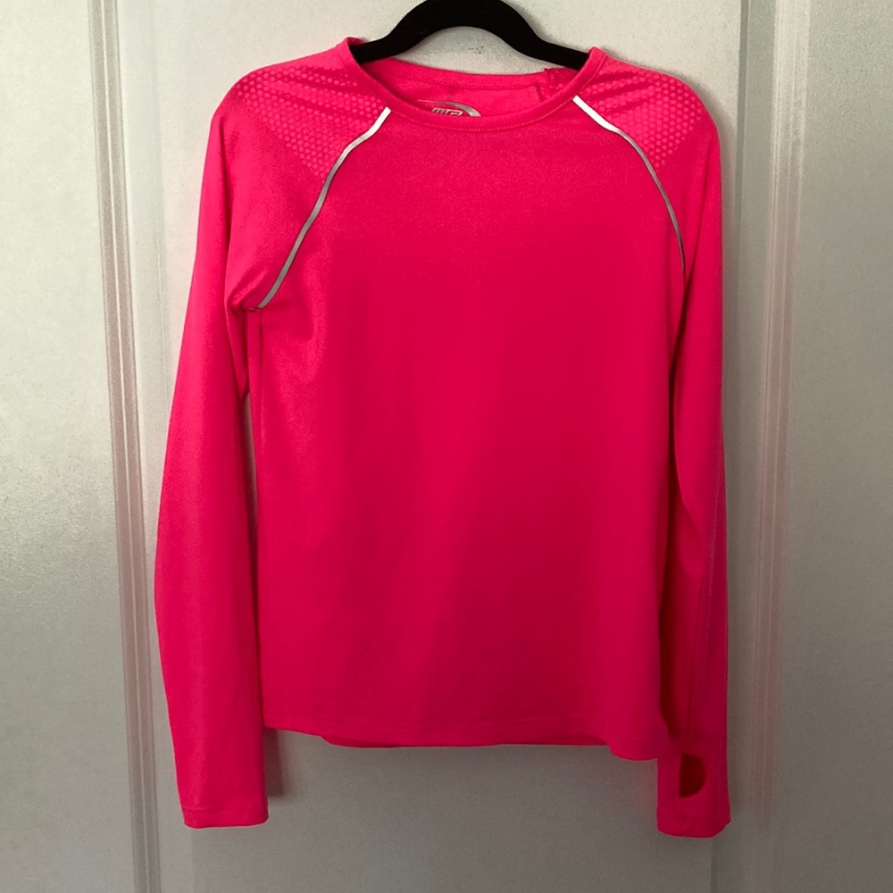 🌖 MTA sport pink athletic long sleeve shirt medium 7/8